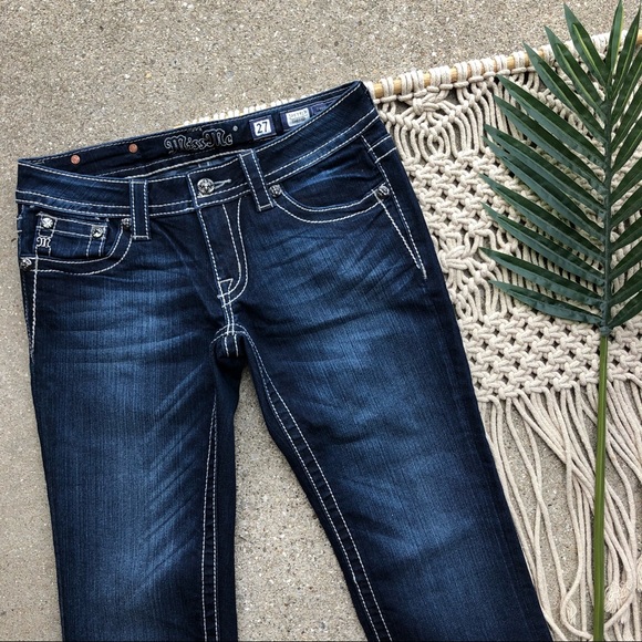 Miss Me Cropped Jeans Size 27 - Picture 3 of 8